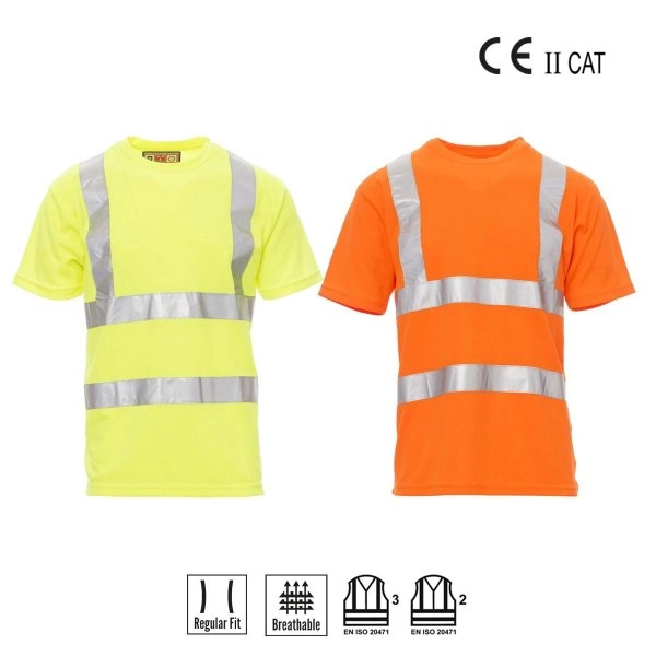 AVENUE T-SHIRT GIROCOLLO ALTA VISIBILITÀ PAYPER