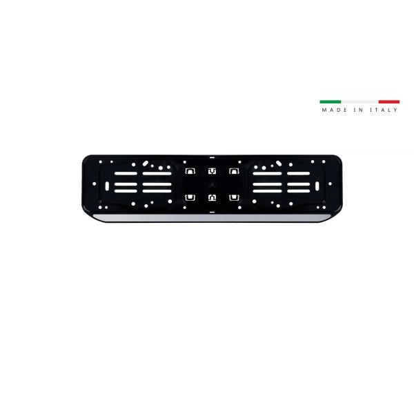 PORTATARGA AUTO POSTERIORE IN PPL CON LISTELLO silver
