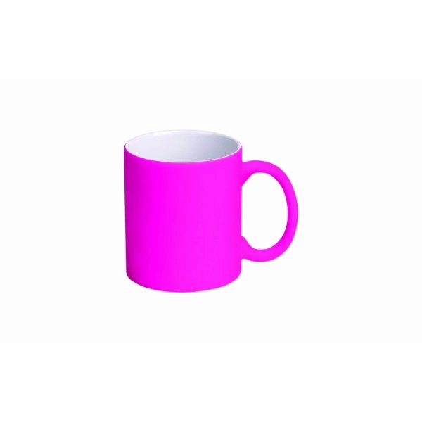 TAZZA IN CERAMICA FLUORESCENTE