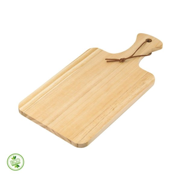 TAGLIERE IN LEGNO DI PINO CON MANICO E CORDINO