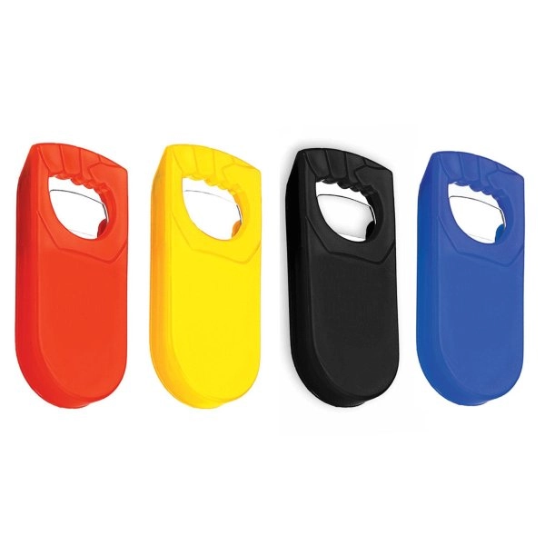 Apribottiglia in plastica e metallo