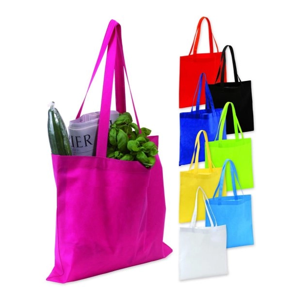 BORSA SHOPPING CON MANICI LUNGHI IN TNT 45X37