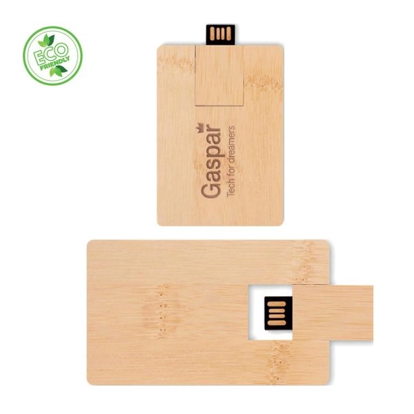 PENDRIVE USB DA 16 GB IN BAMBOO