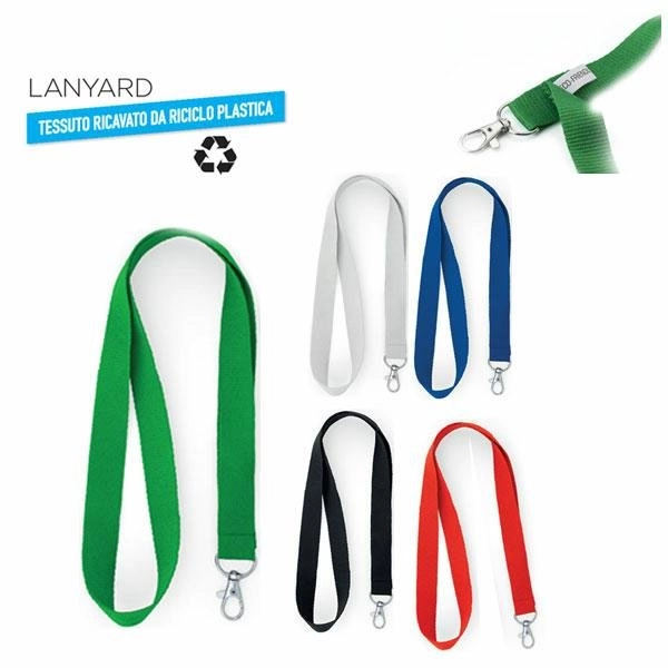 LANYARD IN MATERIALE RPET RICICLATO