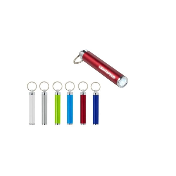 PORTACHIAVI CON MINI TORCIA LED IN ABS