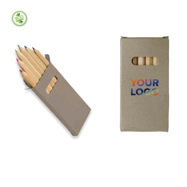 SET 6 MATITE CORTE COLORATE