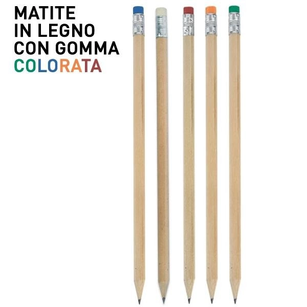 Matita in legno naturale