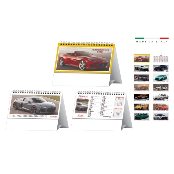 Calendario da tavolo AUTO 19x14,5
