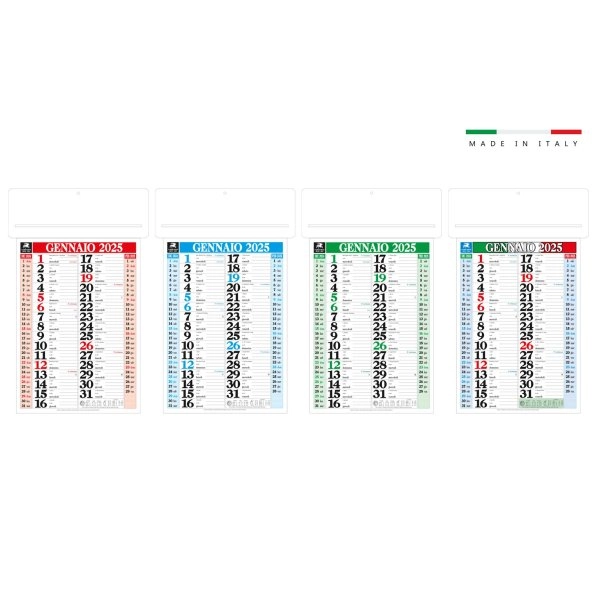 Calendario passafogli 34x54,5 cm