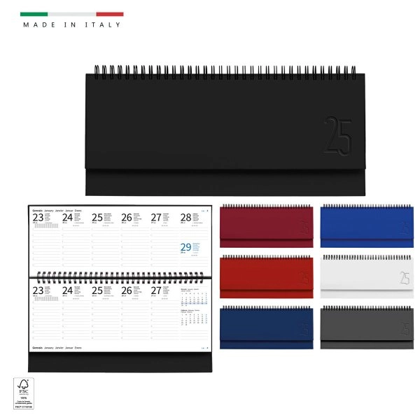 PLANNING SETTIMANALE DA TAVOLO 28,55x11,5 IN MATRA