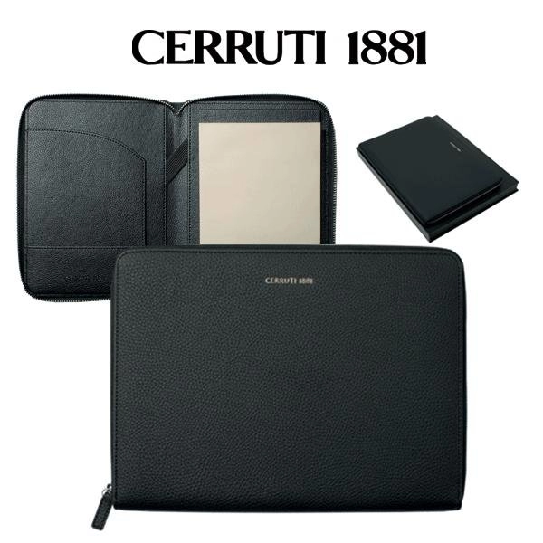 CARTELLA A4 SIMILPELLE CON BLOCCO NOTE CERRUTI