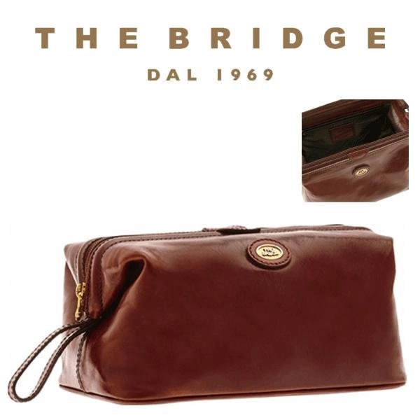 BEAUTY CASE IN PELLE BOVINA - THE BRIDGE