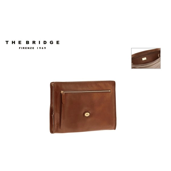 NECESSAIRE SOTTOBRACCIO IN PELLE BOVINA 38X27X5 CM