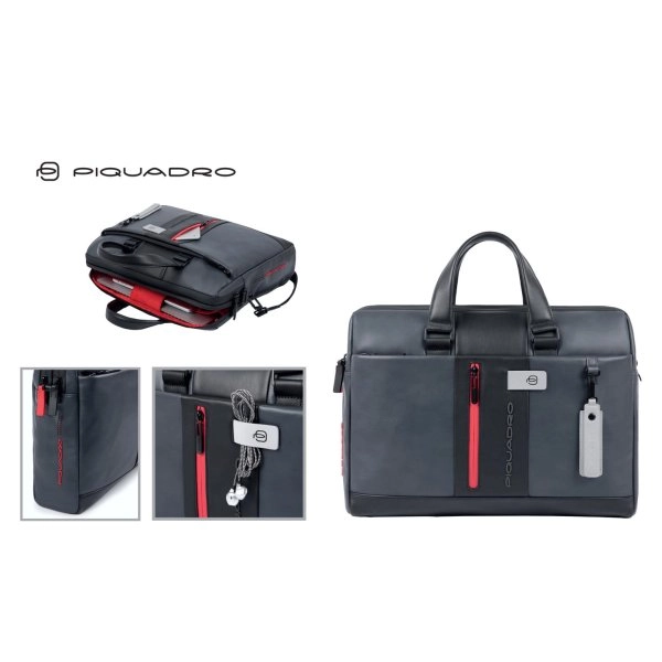 CARTELLA PORTACOMPUTER IN PELLE PIQUADRO