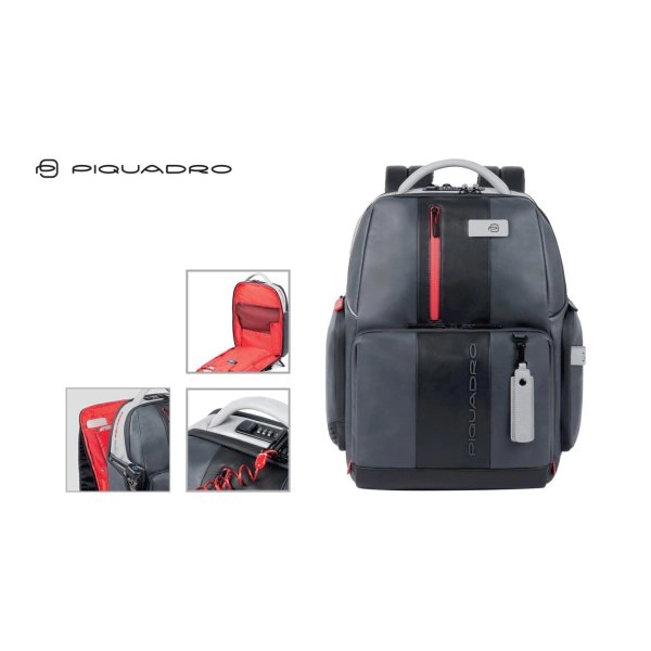 ZAINO PORTACOMPUTER E PORTAIPAD IN PELLE PIQUADRO