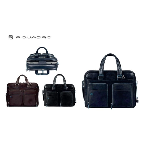 CARTELLA PORTACOMPUTER E IPAD IN PELLE PIQUADRO