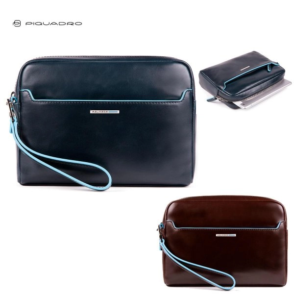 POCHETTE PORTA IPAD MINI CON MANICO RIMOVIBILE PIQUADRO