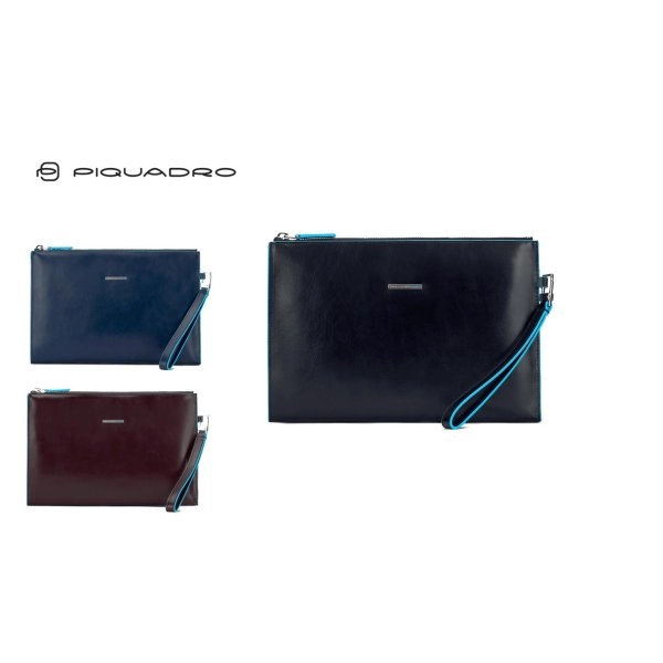 POCHETTE UOMO SOTTILE IN PELLE PIQUADRO