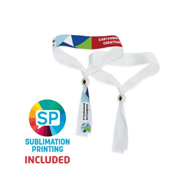 BRACCIALE SUBLIMAZIONE CON CHIUSURA REGOLABILE 