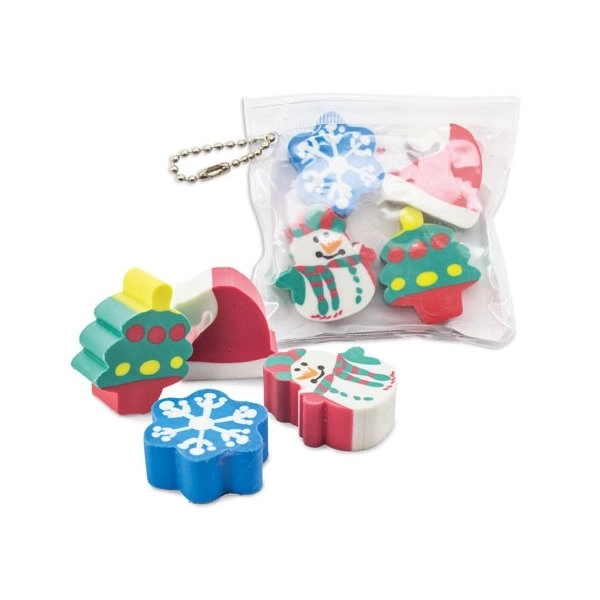 SET 4 GOMME NATALE 