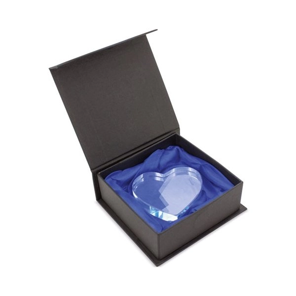 Immagine TROFEO FERMACARTE VETRO CUORE 