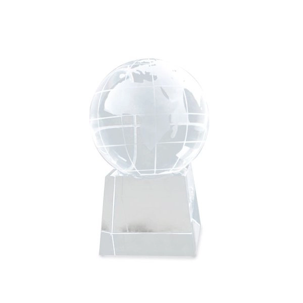TROFEO VETRO MAPPAMONDO 