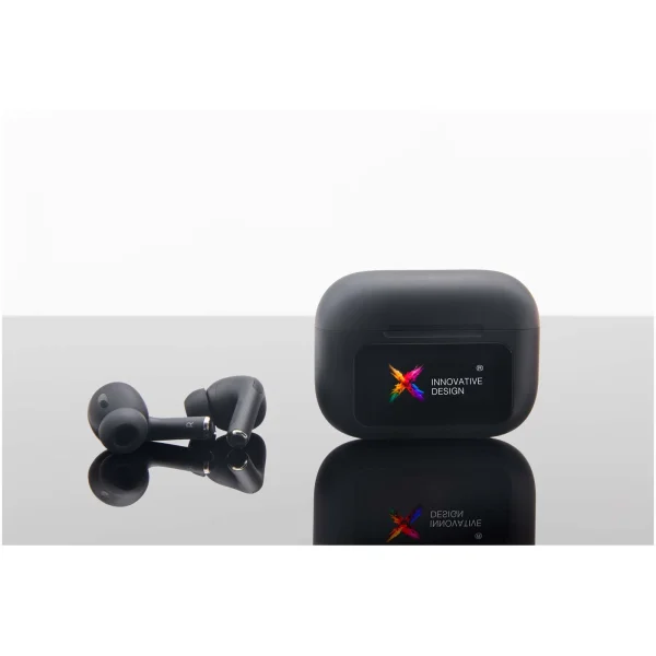 Immagine Auricolari ANC con custodia di ricarica e touchscreen interattivo SCX.design E26