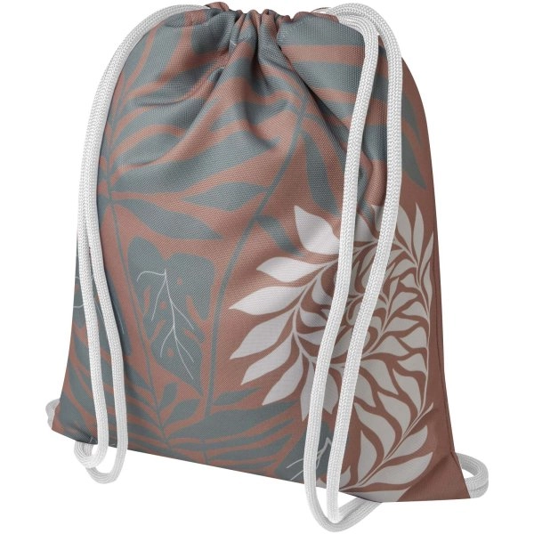 Immagine Borsa con cordoncino in PET riciclato con stampa a sublimazione Clif