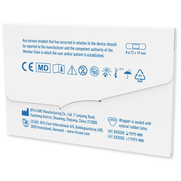 Immagine 5 cerotti personalizzabili con busta stampata full color in carta kraft