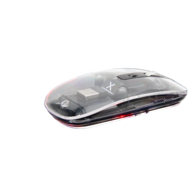 Immagine Mouse wireless trasparente a modalità multipla con tecnologia Bluetooth® da 2,4 GHz SCX.design O24