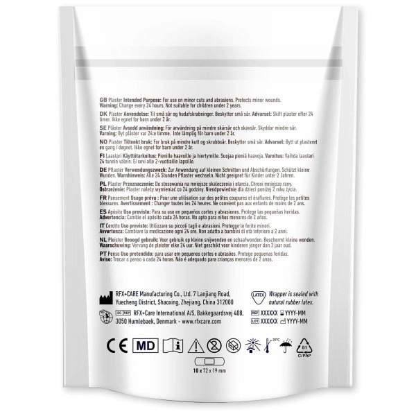 Immagine 10 cerotti in confezione carta stampata a colori