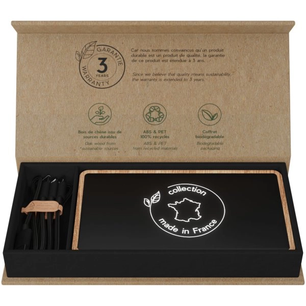 Immagine Power bank wireless in legno da 5.000 mAh SCX.design P34 