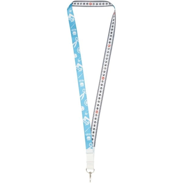 Lanyard con stampa 1 sublimazione lungo 1 metro Isla con sgancio di sicurezza