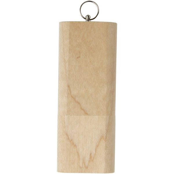Immagine Chiavetta USB 3.0 in legno con portachiavi