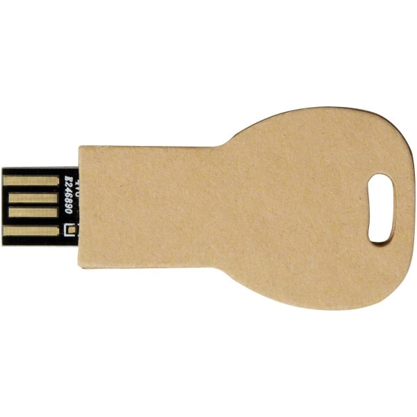 Immagine USB 2.0 in carta riciclata a forma di chiave