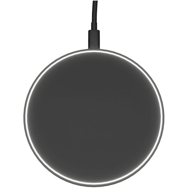 Immagine Stazione di ricarica wireless da 15 W con logo luminoso SCX.design W21