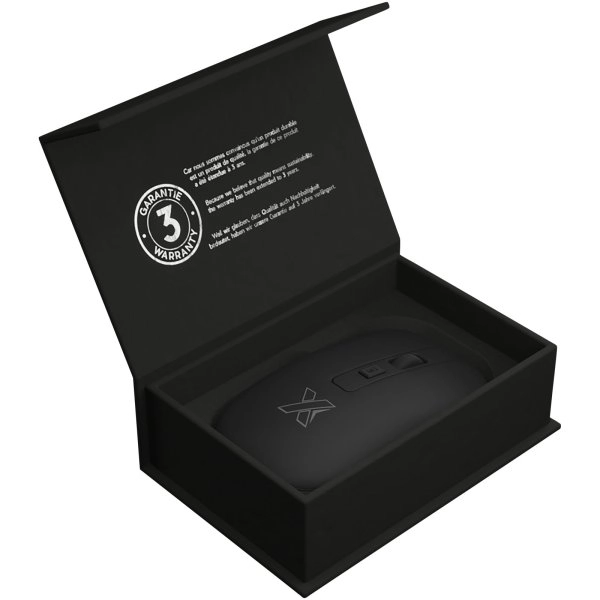 Immagine Mouse wireless in materiale antibatterico con logo luminoso SCX.design O22