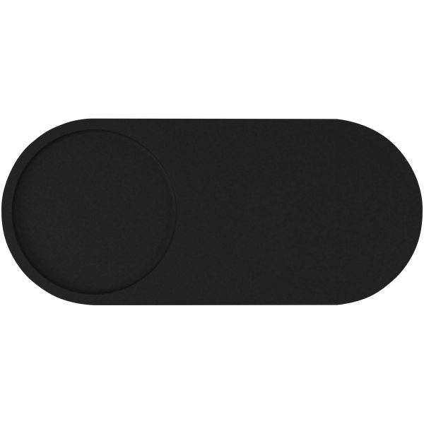 Immagine Stazione di ricarica wireless da 10 W con logo luminoso e portamatite in bambù SCX.design W17