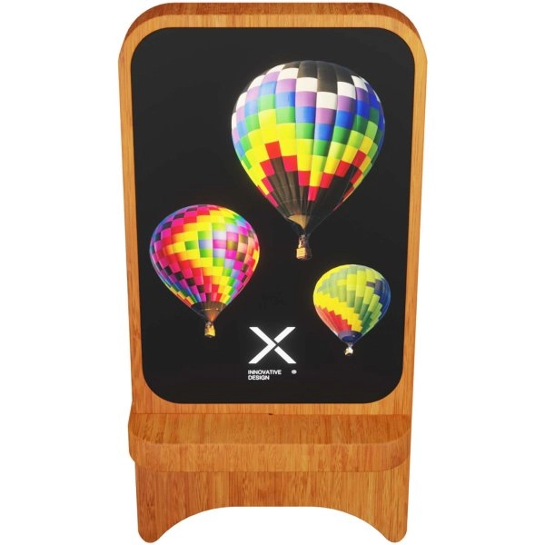 Immagine Supporto in legno wireless, luminoso, da 10 W SCX.design W16