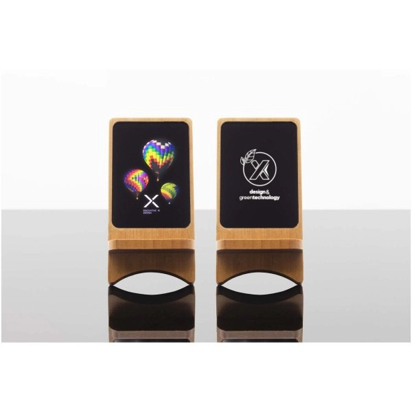 Immagine Supporto in legno wireless, luminoso, da 10 W SCX.design W16