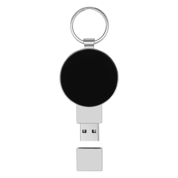 Immagine USB rotonda con logo luminoso