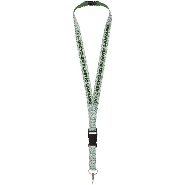 Lanyard Balta in PET riciclato con sgancio di sicurezza e fibbia