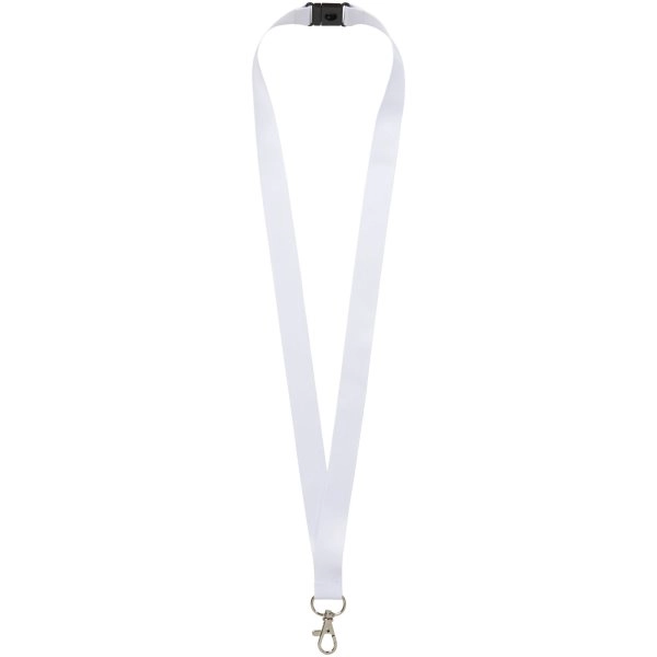 Immagine Lanyard Addie in PET riciclato con stampa in sublimazione e sgancio di sicurezza