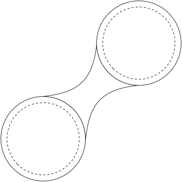 Immagine Piccola calamita catarifrangente rotonda in PVC RFX™