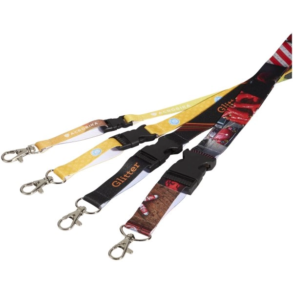 Immagine Lanyard Balta con stampa in sublimazione, sgancio di sicurezza e fibbia