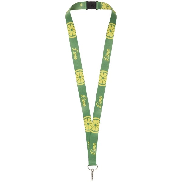 Lanyard Addie con stampa in sublimazione e sgancio di sicurezza