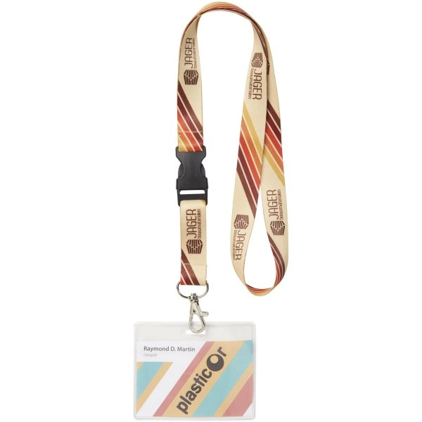 Immagine Lanyard Bucks con stampa in sublimazione e fibbia di sicurezza