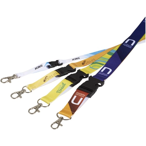 Immagine Lanyard Bucks con stampa in sublimazione e fibbia di sicurezza