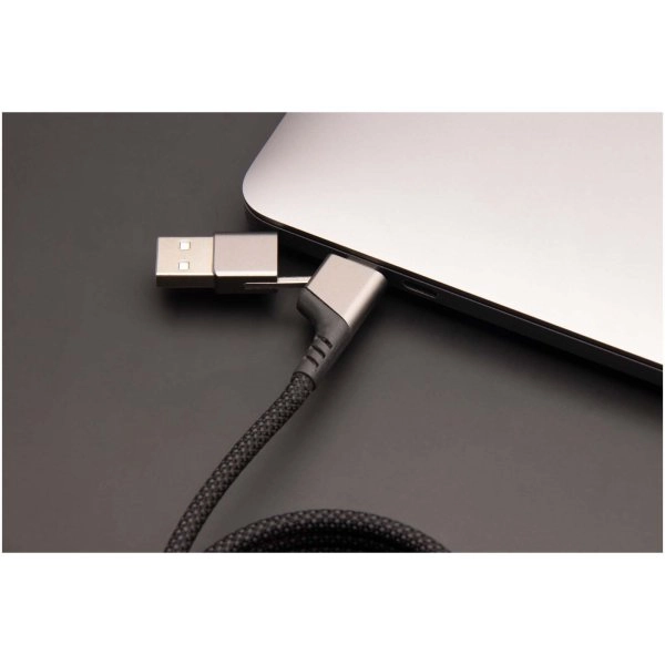 Cavo di ricarica magnetico ultraveloce 4 in 1 in PET riciclato da 100 W SCX.design C52 