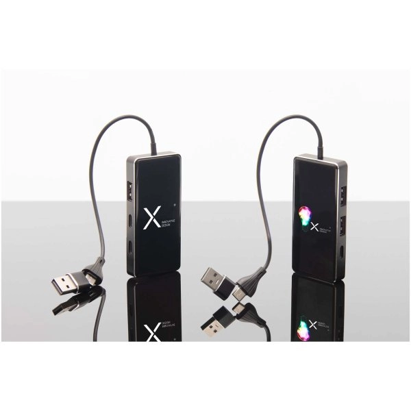 Immagine Hub USB 8 in 1 con doppio ingresso e 6 porte SCX.design H20